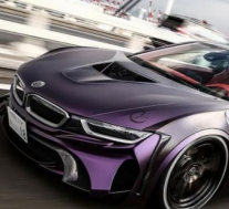 BMW i8获得Energy Motor的Dark Knight Edition车身套件