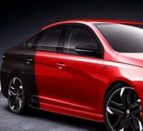标致308 GTI轿车渲染基于在中国销售的汽车
