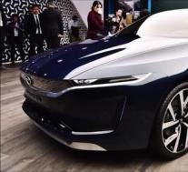  塔塔汽车在日内瓦展示了E-Vision电动轿车概念
