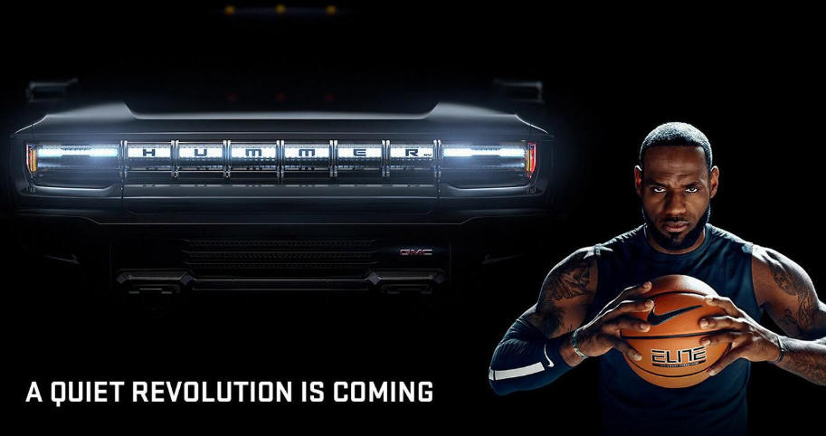 勒布朗·詹姆斯在2020年超级碗广告中加入悍马电动卡车