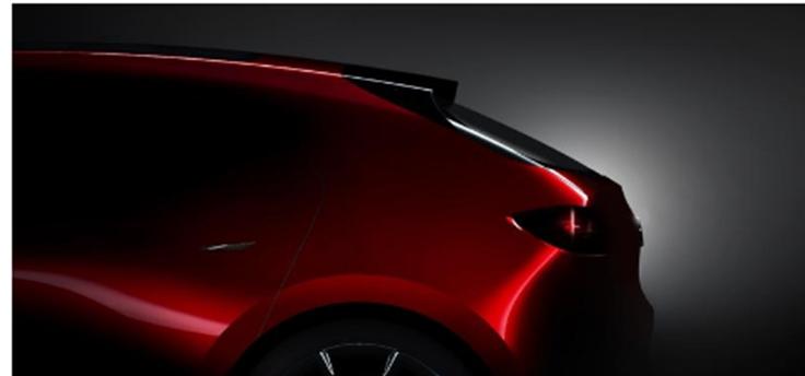 马自达预览新Mazda3日本品牌炫耀新的设计和技术