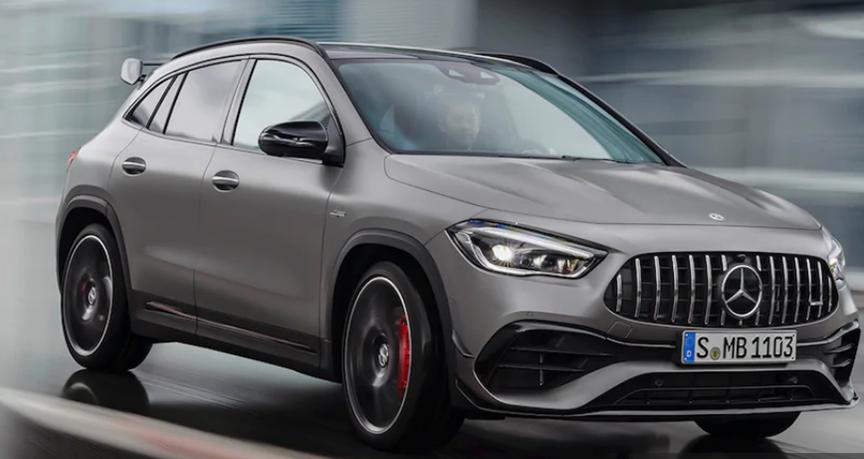 2021 Mercedes-AMG GLA45在4.3秒内仍达到60 mph的时速