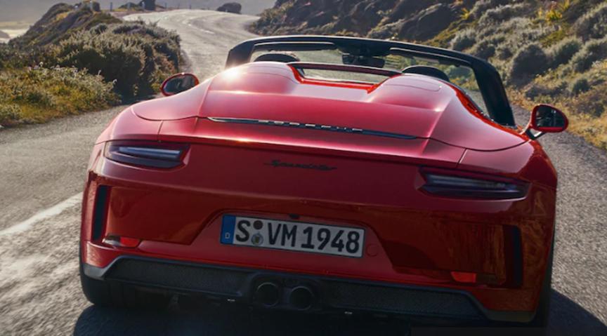 ​2019年保时捷911 Speedster的节气门响应更加糟糕