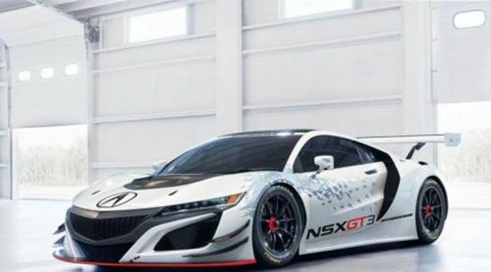 阿库拉展示了新的NSX GT3赛车在赛道上