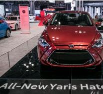 2020 丰田 Yaris Hatch的内饰非常小巧