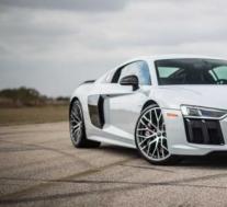 Hennessey的奥迪R8 Twin Turbo在车轮上产生752 HP