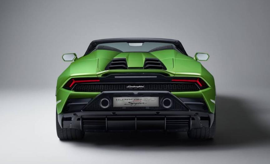 兰博基尼Huracan EVO Spyder失去了顶棚 但没有损失640hp V10