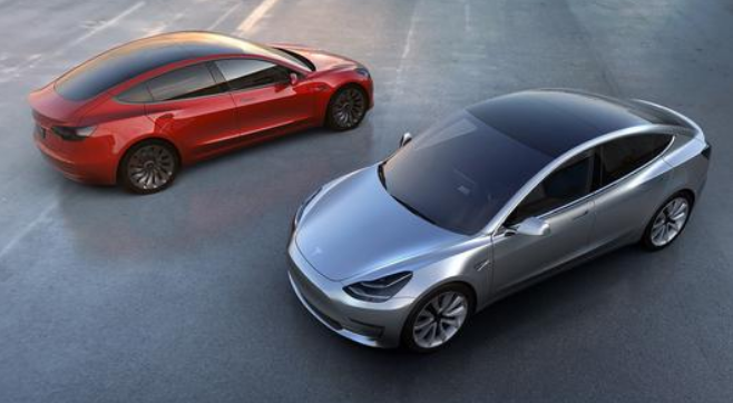 特斯拉Model 3中端電池組選件