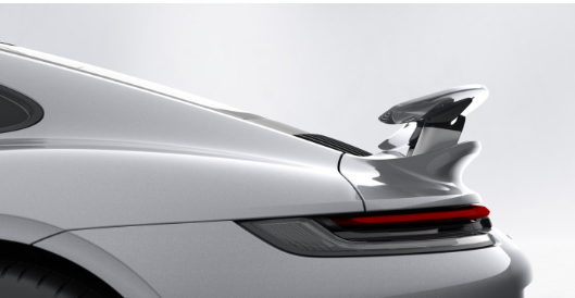 近距离观看2021保时捷911 Turbo S主动式航空发动机