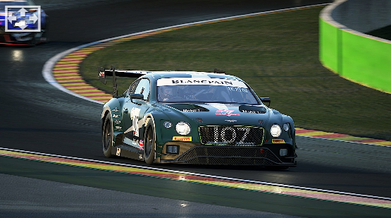 宾利欧陆GT3在Assetto Corsa Competizione中与冠状病毒竞争