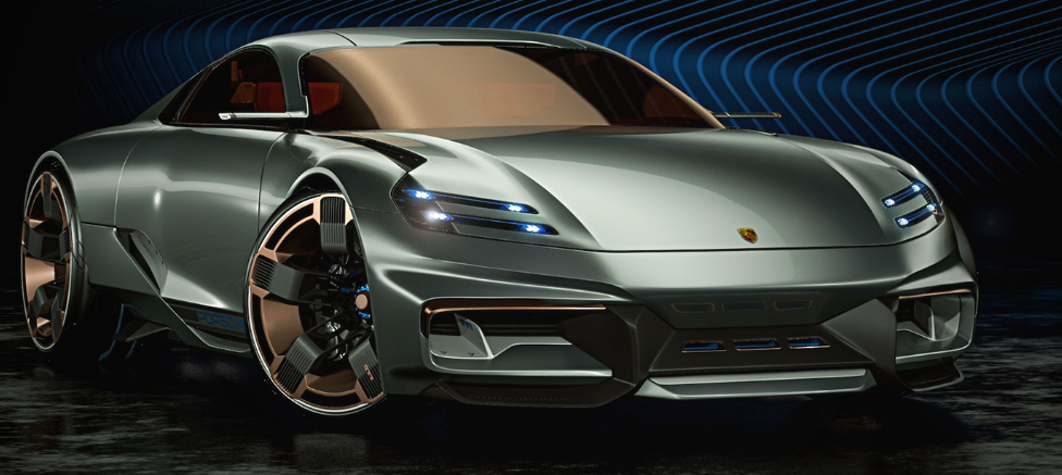 赛博保时捷911 Concept来自实际的赛博朋克2077设计师