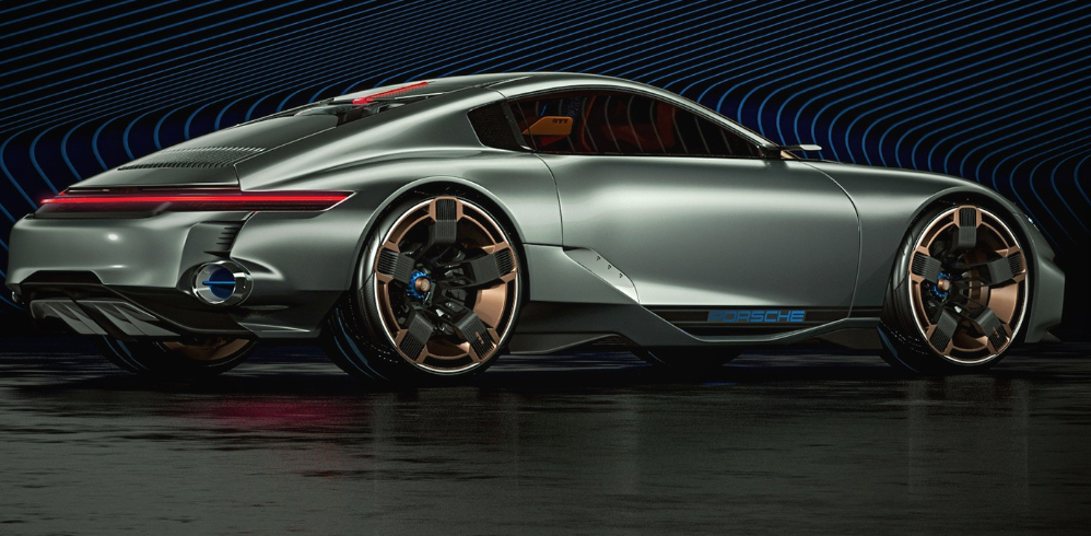 赛博保时捷911 Concept来自实际的赛博朋克2077设计师