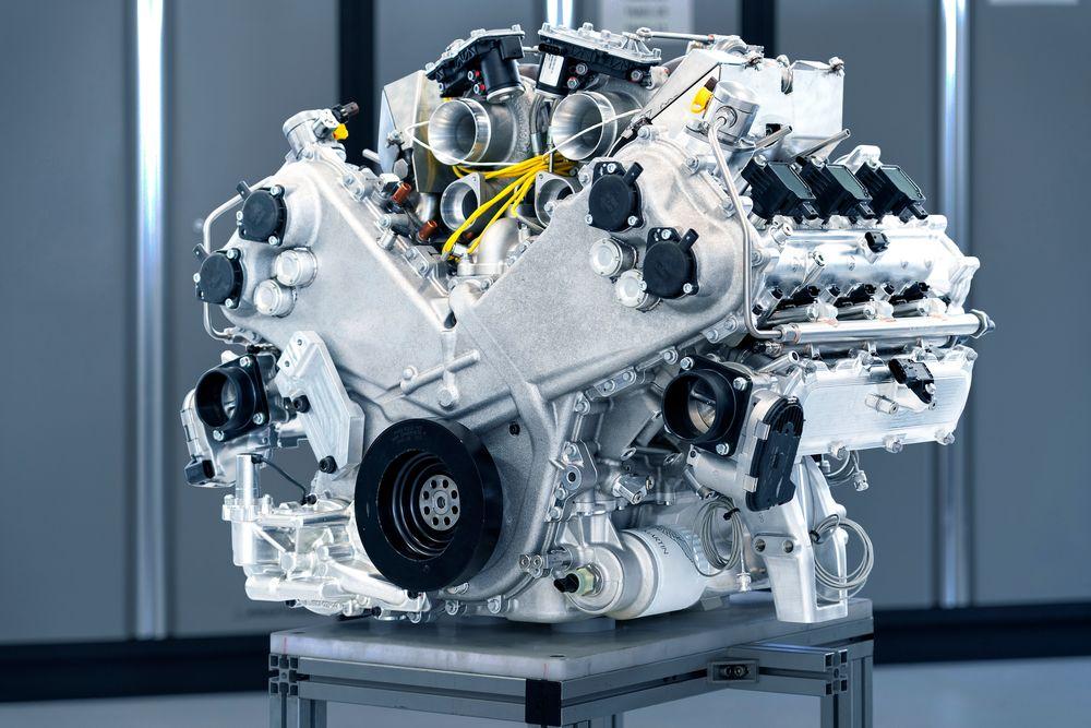 初次打开阿斯顿马丁的全新“ TM01” V6发动机