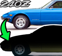 艺术家将Datsun 240Z变成中置日产跑车