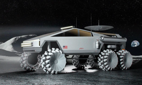 特斯拉Cyber​​truck 6x6火星漫游者将征服行星