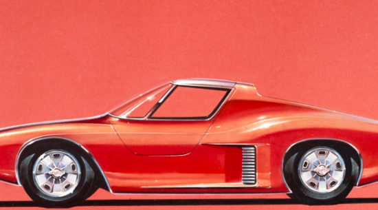 福特早期GT40设计草图