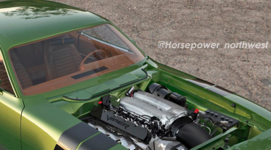 普利茅斯（Plymouth）GTX“ Pro-Touring”展示Viper V10发动机