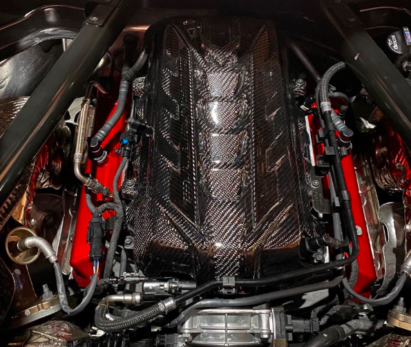 C8 Corvette改装碳纤维发动机盖