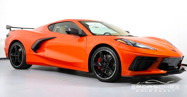 保时捷经销商正在以134,900美元的价格出售C8 Corvette