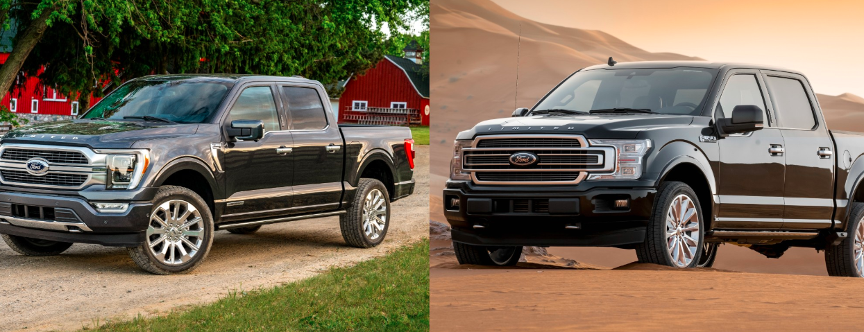 新款2021福特F-150与旧2020福特F-150