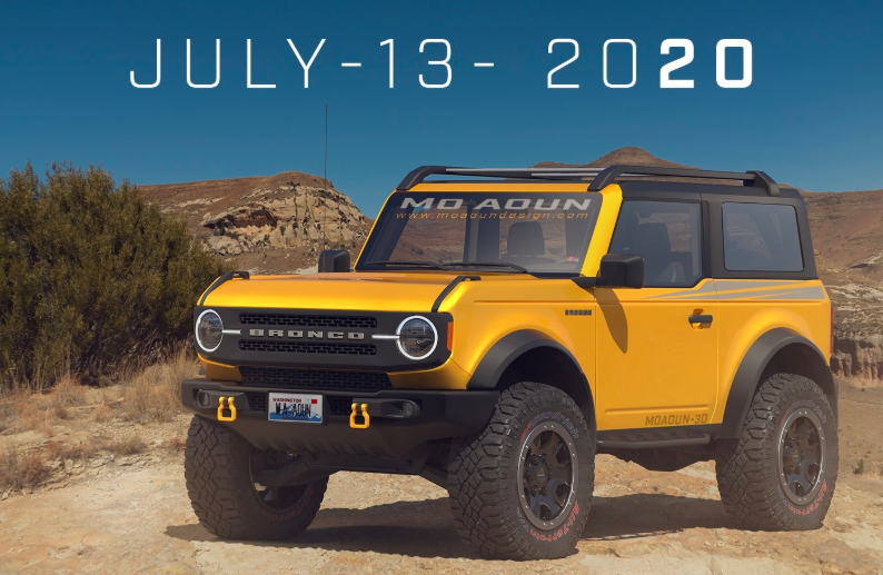 由Teaser Video确认的全新2021福特Bronco V6发动机选装件