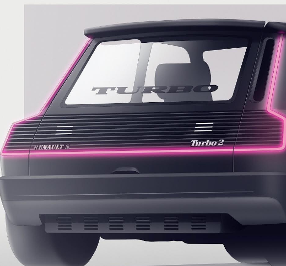 雷诺5 Turbo渲染恰到好处地推动了现代的发展