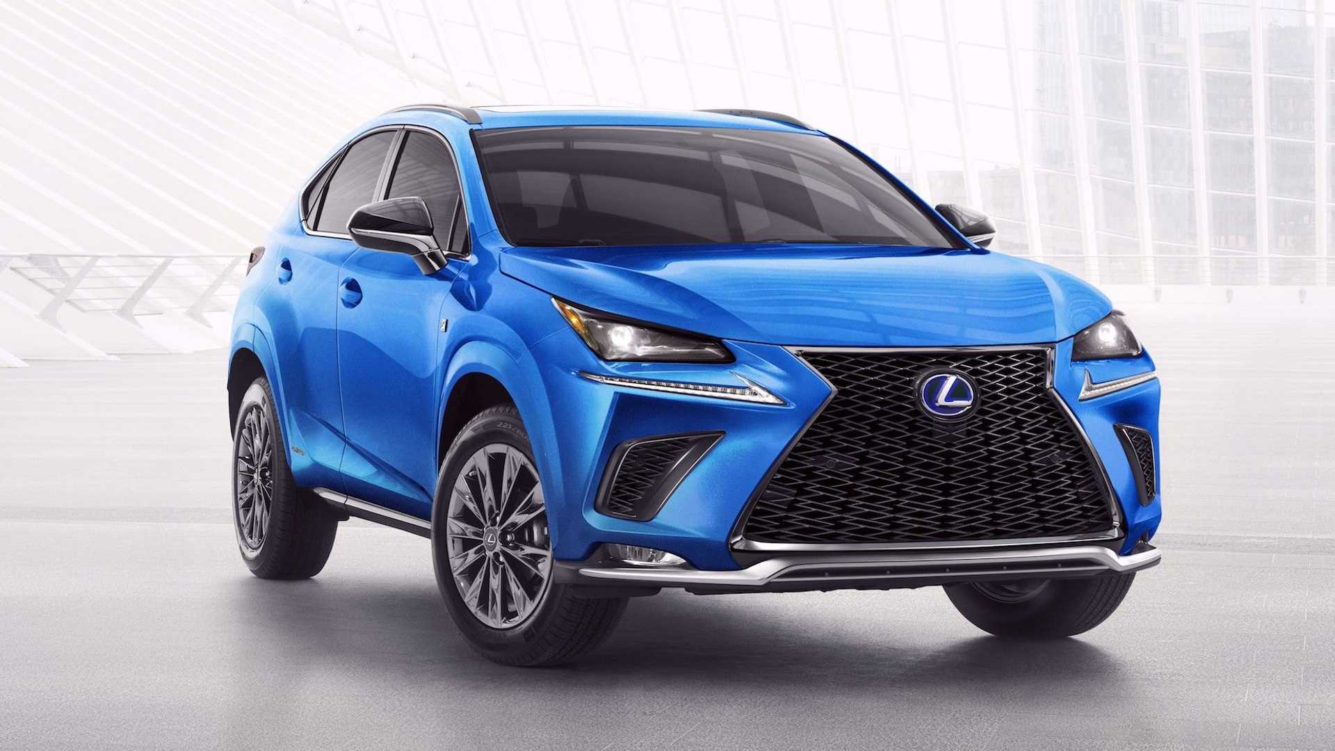 2021年雷克萨斯NX 300h F Sport首次亮相Black Line