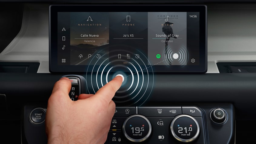 触摸屏的终结？捷豹路虎开发非接触式信息娱乐系统