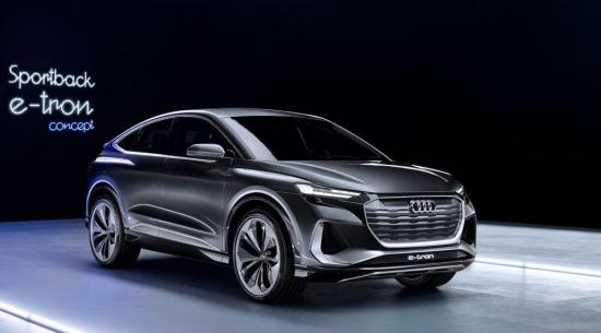 奥迪Q4 Sportback E-Tron概念充满未来感和可爱