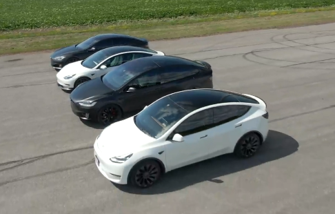 特斯拉Model  S，Model  3，Model  X，Model  Y性能对比