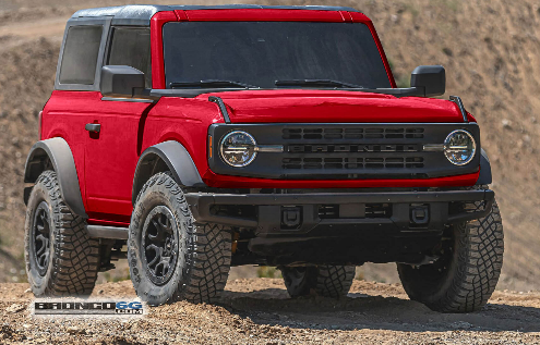 2021福特Bronco Sasquatch 2门版有多种颜色选择