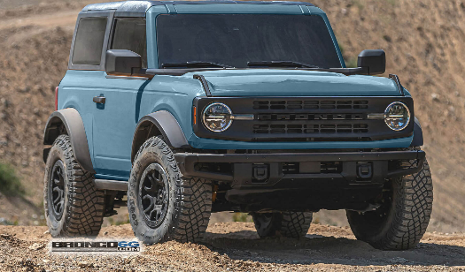 2021福特Bronco Sasquatch 2门版有多种颜色选择