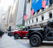 福特在纽约证券交易所生产2021年野马原型车