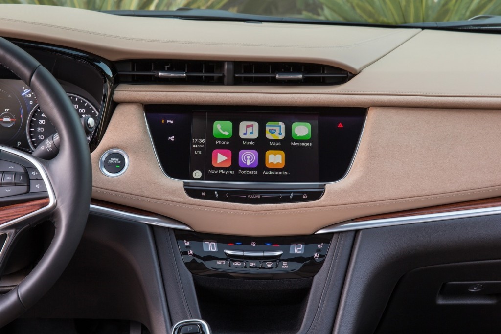 2021年凯迪拉克XT5将提供无线Apple CarPlay，Android Auto