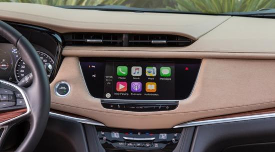 2021年凯迪拉克XT5将提供无线Apple CarPlay，Android Auto