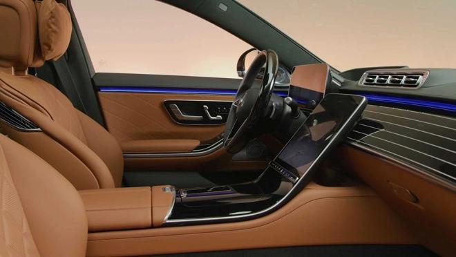 新梅赛德斯-奔驰S级豪华轿车，注重健康的内饰