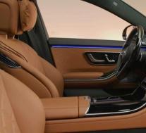 新梅赛德斯-奔驰S级豪华轿车，注重健康的内饰