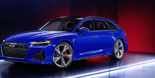 2021年奥迪RS 6 Avant RS致敬版：美国终于获得了Nogaro Blue旅行车