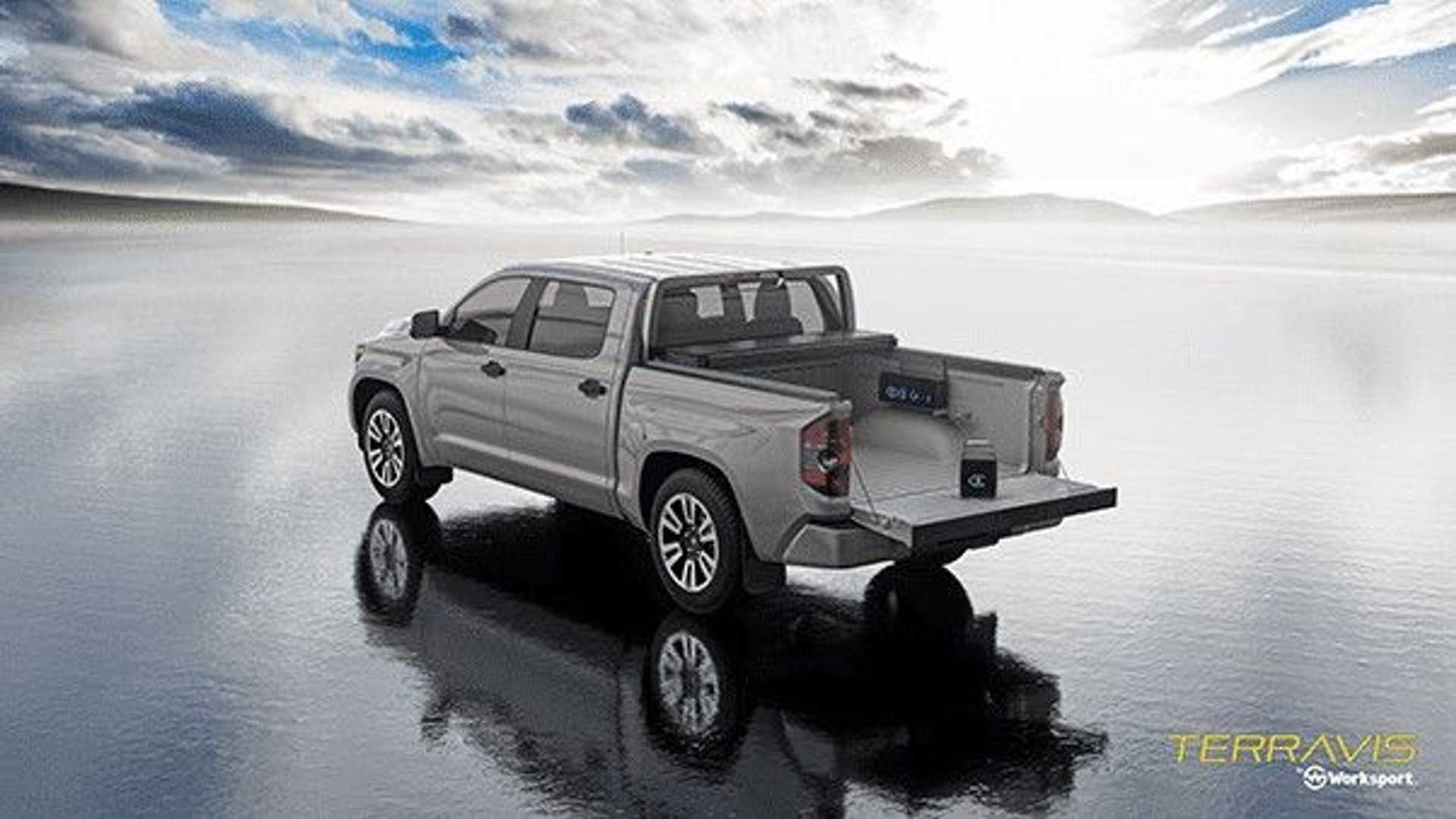 WorkSport说美国电动卡车OEM将提供TerraVis Solar Tonneau