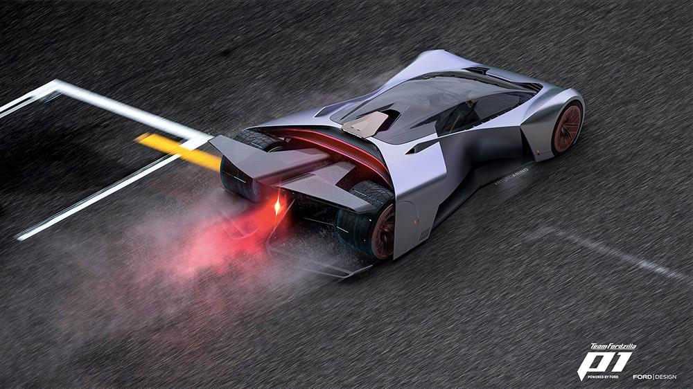 福特为游戏玩家设计了疯狂的新型虚拟超级跑车概念