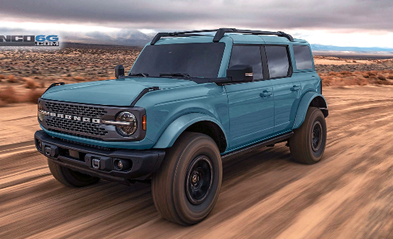 2021年福特Bronco Sasquatch各种颜色的挡泥板