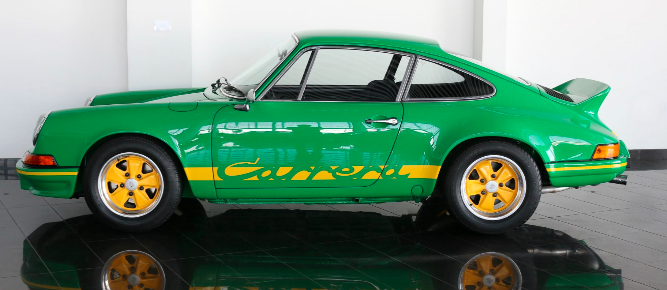 翠绿色的保时捷911 Carrera RS 2.7售价为$ 575,000