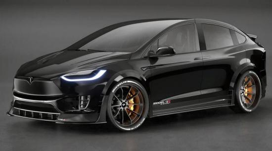 RevoZport的特斯拉Model X适用于困惑的电动掀背车外观