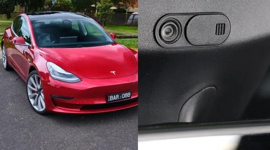 特斯拉Model 3的内部摄像头可追踪眼睛和头部的运动