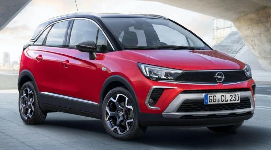 2021欧宝/ Vauxhall Crossland正式以GS Line + / SRi Trim的新“ Vizor”面孔出现