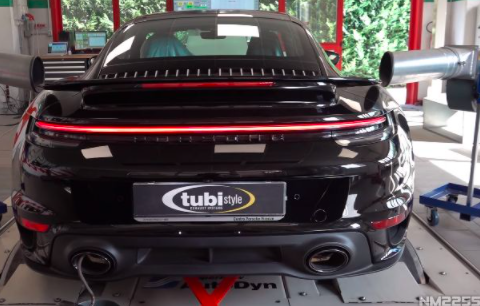 2021年保时捷911 Turbo S改装了Tubi风格的排气装置