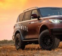 2021英菲尼迪QX80达到1,200英里Rebelle耐力赛