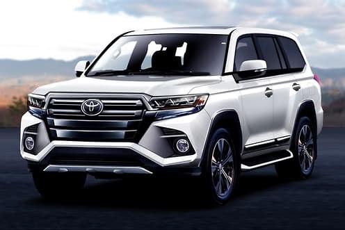 破碎的丰田GR LandCruiser 300系列车架