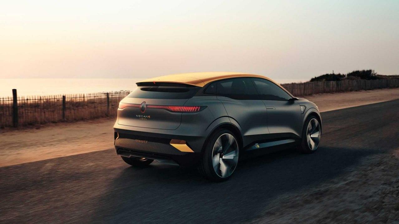 雷诺Megane eVision概念车标志着品牌电动汽车的未来