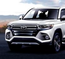 破碎的丰田GR LandCruiser 300系列车架